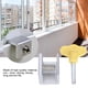 thumbnail image 4 of Juego de 10 cerraduras de aluminio para puertas y ventanas corredizas, cerradura de seguridad para ventanas corredizas, tope de cerradura de seguridad deslizante de aleación de aluminio con llaves Ecomeon  no, 4 of 6
