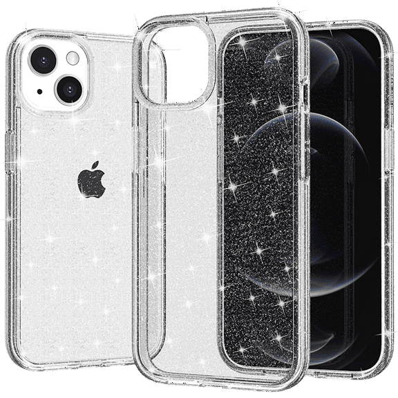 Crystal Glitter Fusion Case for iPhone 13 Pro Max - Clear