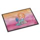 thumbnail image 1 of "Treasures Blonde Mermaid Watercolor Doormat, 24"" x 36"", Multicolor" Caroline's Treasures BB7423JMAT, 1 of 1
