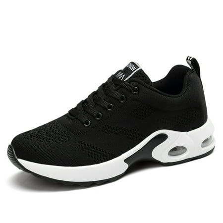 

Kitem Women Casual Running Jogging Fitness Sneakers Breathable Lace-up Anti Skid Shoes