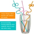 thumbnail image 5 of Happon 100 Pcs Crazy Straws, Colorful Funny Straws for Kids Reusable Silly Straws for Child, Great for Parties and Birthday Party, 5 of 6