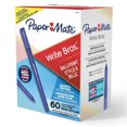 thumbnail image 1 of Paper Mate Ballpoint Pens, Write Bros. Blue Ink Pens, Medium Point (1.0 mm), 1 of 8