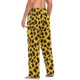 thumbnail image 6 of Men's Sleep Pants Lightweight Pjs Sleepwear Comfortable Lounge Pants Bottom Pants with Pocket Leopard Print, 6 of 7