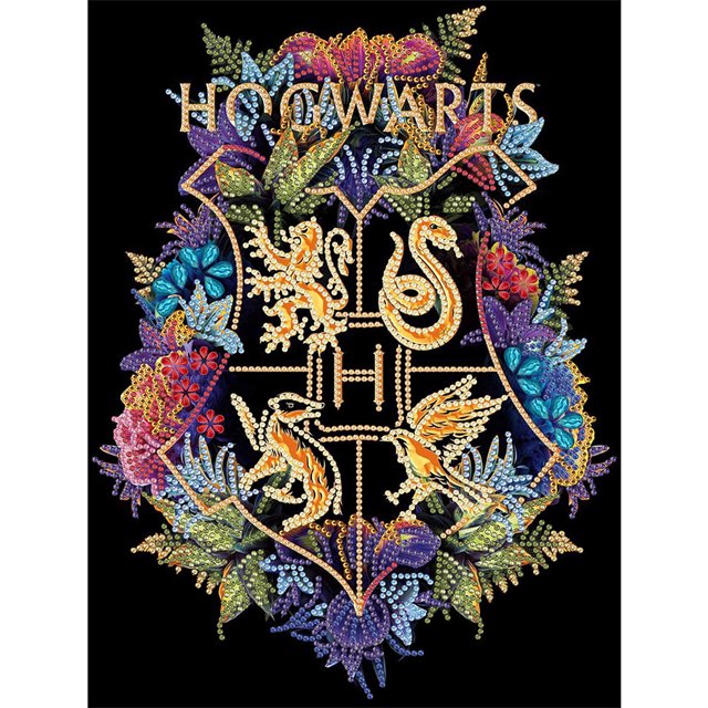 Cuadros Decorativos 5D DIY Diamond Painting Kits Special-Shaped Diamond Harry Potter Picture Wall Likrtyny embutido en tela