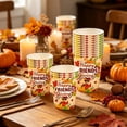 thumbnail image 4 of YingYouFu 16PC Happy Friendgiving Paper Cups - Autumn Pumpkin Maple Leaf Theme Dessert Cups for Disposable Party Decoration Supplies for Friendsgiving Thanksgiving Party Supplies, 4 of 6