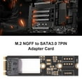 thumbnail image 1 of Tarjeta adaptadora M.2 NGFF a SATA3.0 Tarjeta de placa adaptadora convertidora de 7 pines para 2242 2260 2280 SDD Barbie Nuevos Originales, 1 of 8