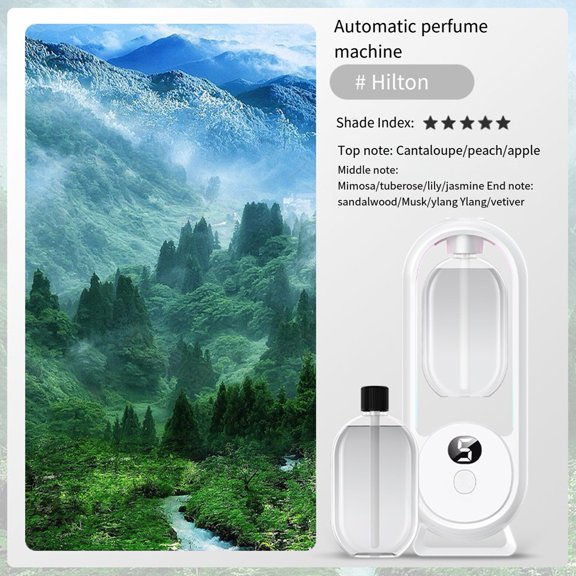 yaaqii 5-Smart Mode Aroma Diffuser - Auto Spray, 4-20 Min Intervals