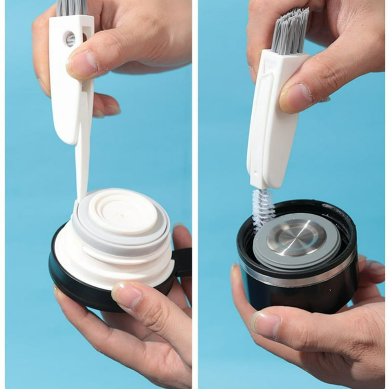 Tiny Cleaning Brush - 3 In 1 Mini Multi-functional Crevice Cleaning Brush -  Water Bottle Cleaning Tools 