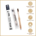 thumbnail image 3 of allBambu Bamboo Charcoal Toothbrush - Soft, White, 3 of 7