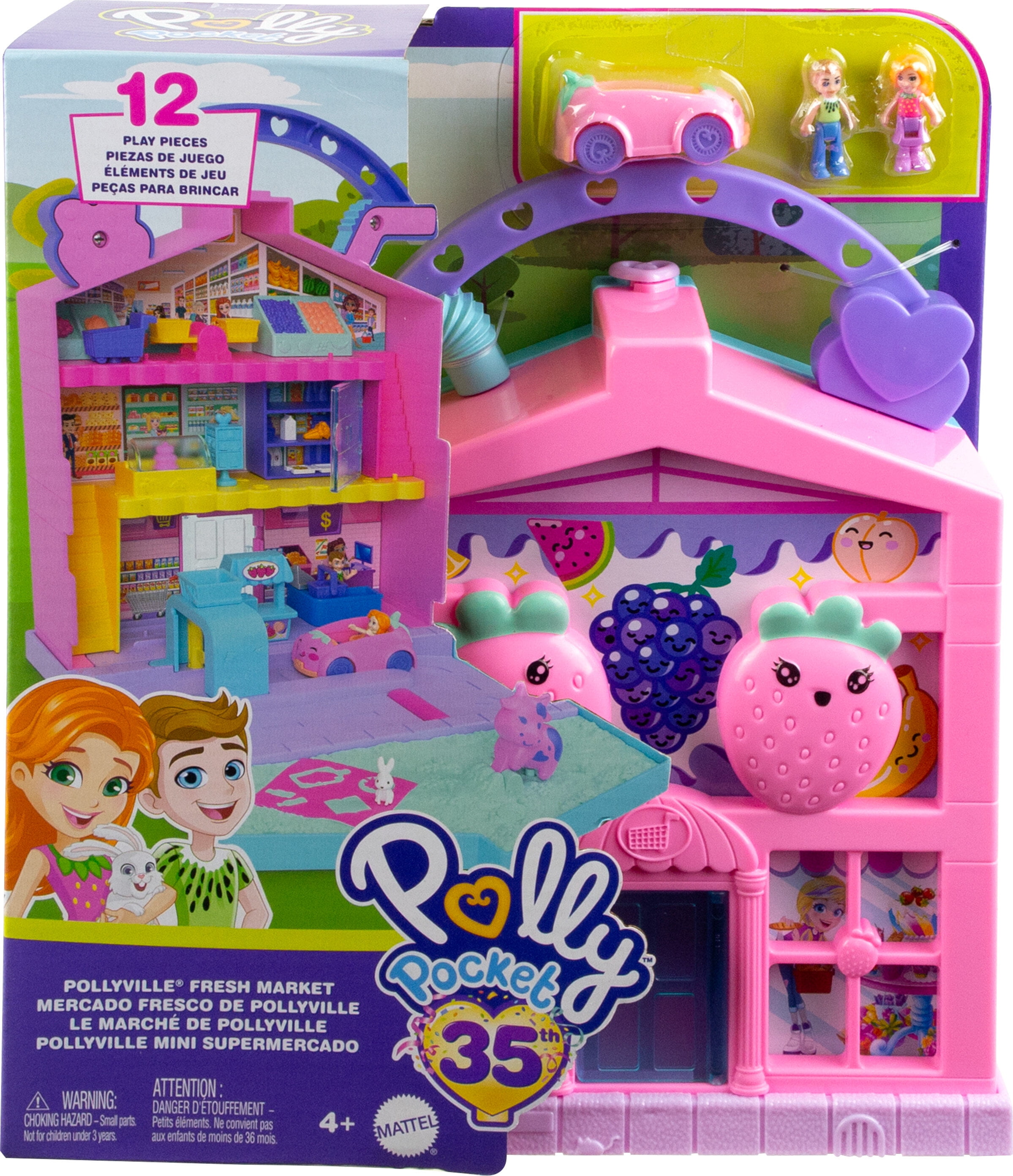 Mattel Polly Pocket Tiny Compact Playset - Assorted, 1 ct - Fry's Food  Stores