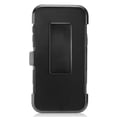 thumbnail image 2 of for 5" Samsung Galaxy Amp Prime 2 Express Prime 2 Luna Pro Case Phone Case Belt Clip Holster 2 Kick Stand Hybrid Armor Shock Bumper Cover Black, 2 of 4