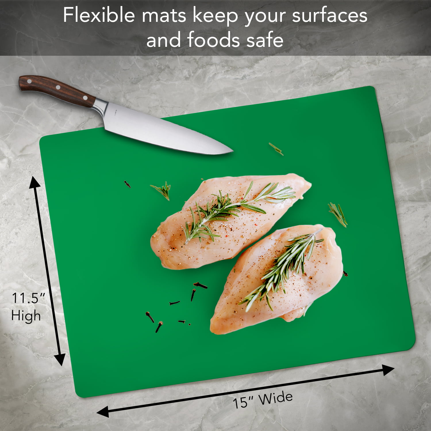 Cutting Boards, Clean Prep Flexible Cutting Surfaces