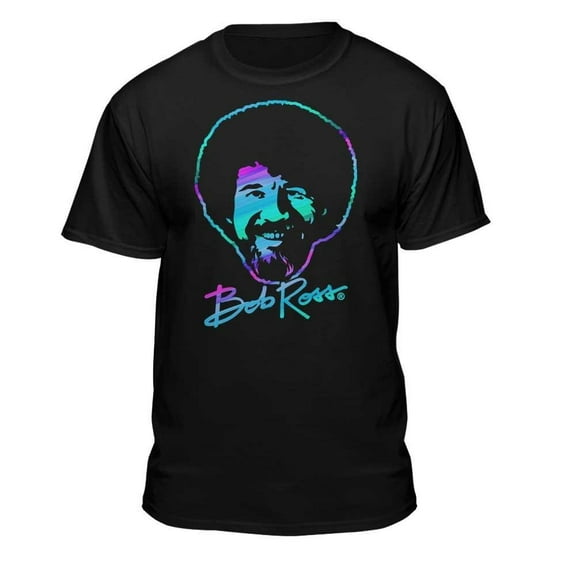Bob Ross - Retro Style Adult Sized T-Shirt