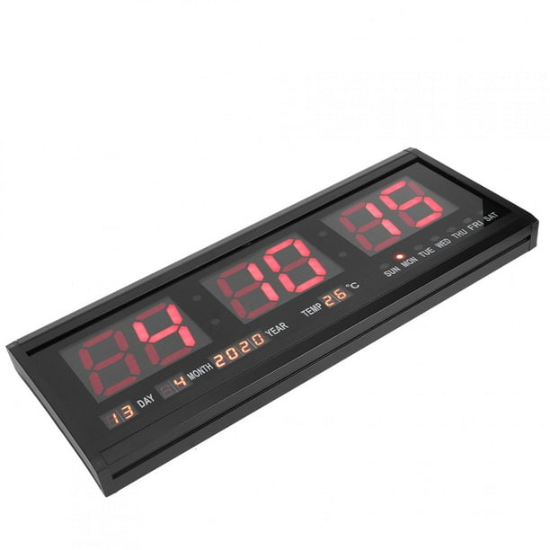 Reloj de pared digital LED moderno NikouMX grande con Fecha