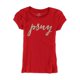 thumbnail image 1 of Aeropostale - Camiseta adornada con lentejuelas PSNY para niñas, rojo, M (10), 1 of 1