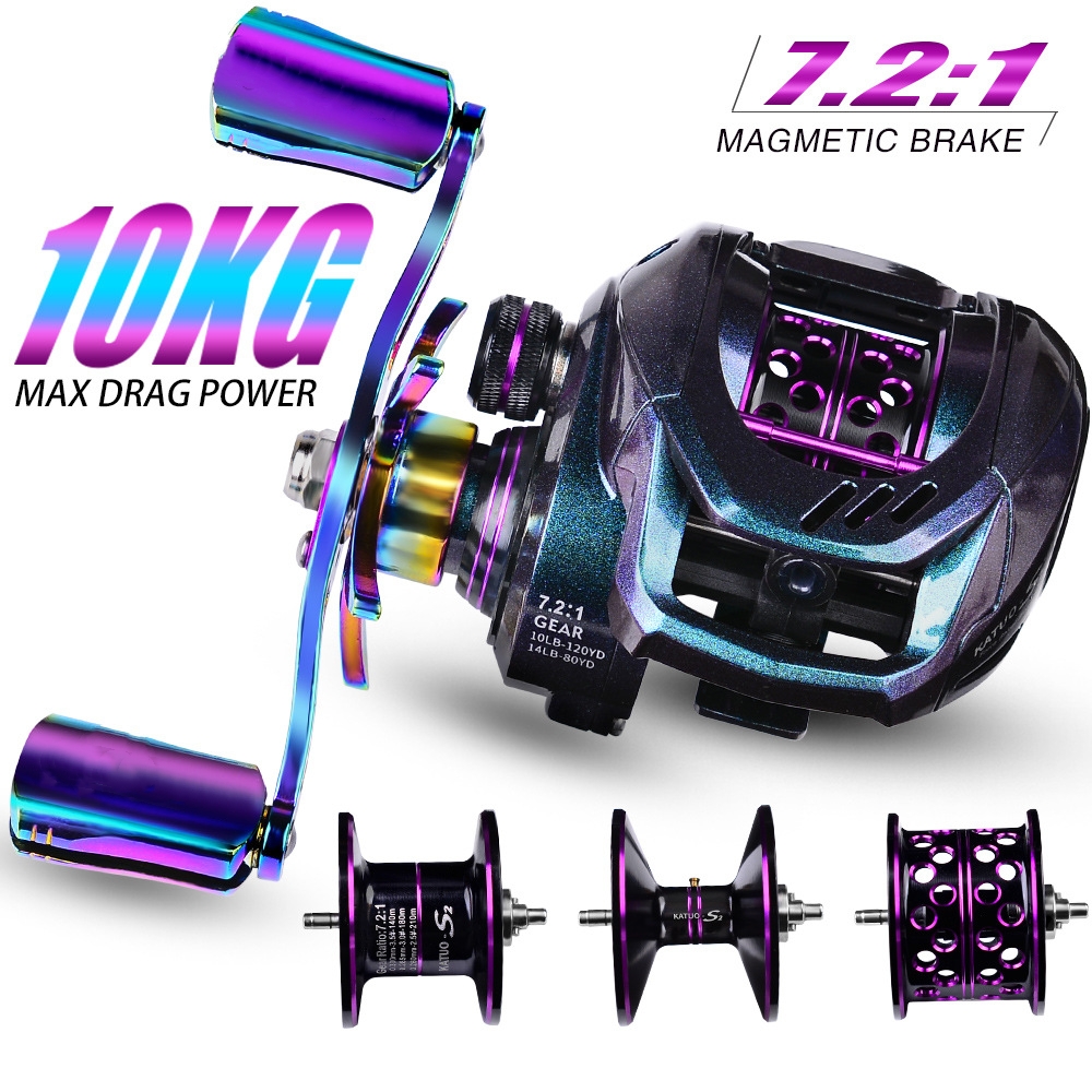Topline Tackle Baitcasting Reels 721 Braking System Baitcaster