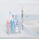 thumbnail image 2 of Soporte para cepillo de dientes para baño, 5 ranuras, organizador de accesorios de baño de acero inoxidable plateado, inoxidable, 2 of 4