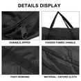 thumbnail image 3 of Raindrops Black Water Resistant Duffel Gym Bag - Large Capacity for Camping, 3 of 7