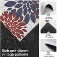 thumbnail image 3 of Red and Blue Pioneer Flower Pattern Kitchen Rugs Sets Of 3,Kitchen Runner Rugs Non Skid Washable,Decorative Kitchen Floor Mats for Kitchen,Sink,Laundry,17"x30"+ 17"x47" + 17"x59", 3 of 6