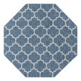 thumbnail image 3 of Unique Loom Outdoor Trellis Collection Area Rug (7' 10" Octagon Navy Blue/Ivory), 3 of 7