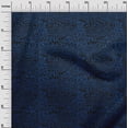 thumbnail image 2 of oneOone Cotton Poplin Royal Blue Fabric Giraffe Animal Skin Dress Material Fabric Print Fabric By The Yard 42 Inch Wide, 2 of 4