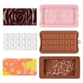 thumbnail image 3 of Molde de barra de Chocolate de flor de rosa para el Día de San Valentín, molde de silicona para pasteles, galletas, magdalenas, molde de jabón, molde de Chocolate cuadrado rectangular DIY, 3 of 4