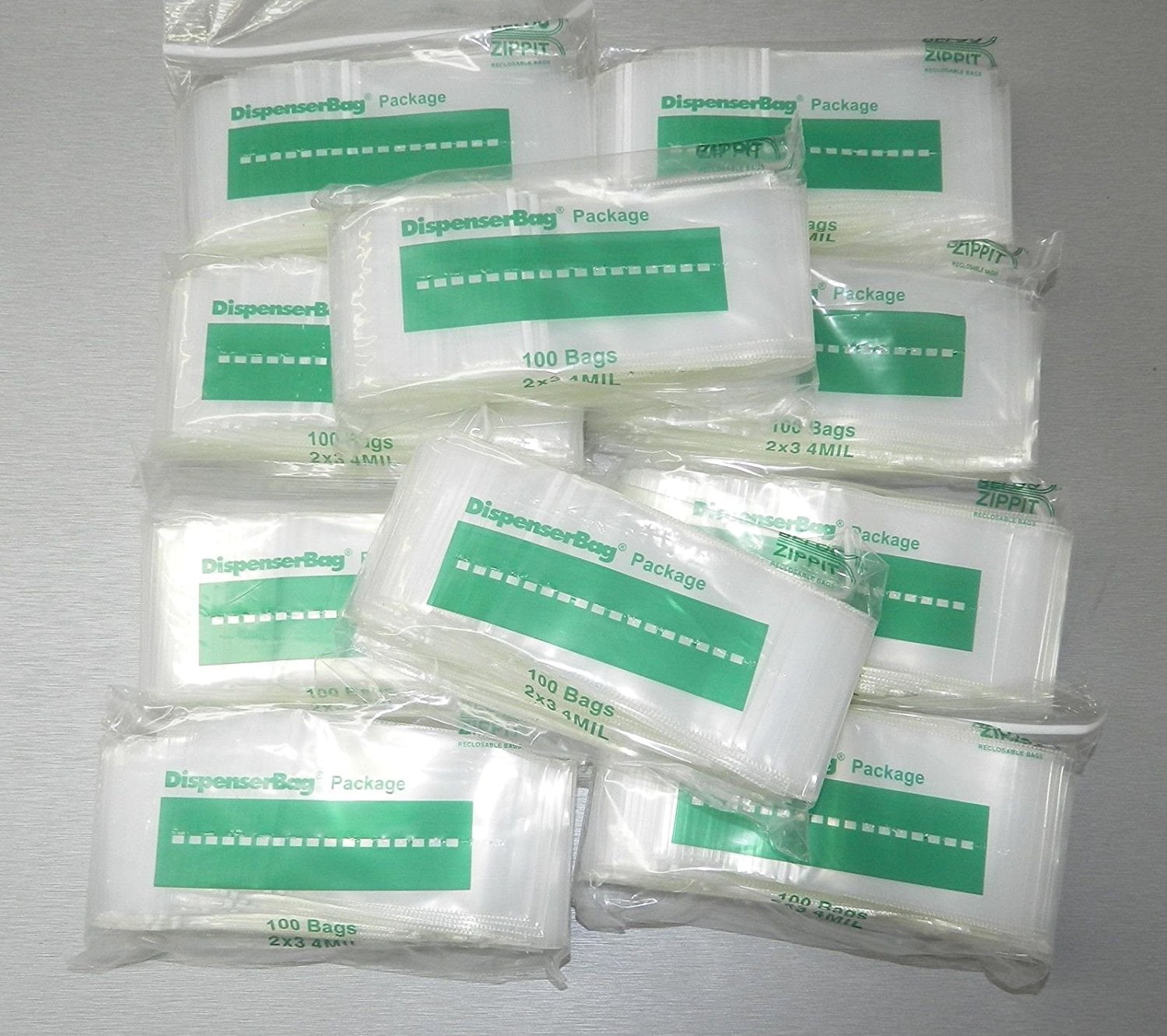1000 Ziplock Zip Lock 3x4 Small Reclosable Clear Plastic Poly Bags