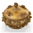 thumbnail image 2 of Joyero decorativo con tapa extraíble de AFD Home, color dorado, 2 of 5