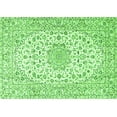 thumbnail image 1 of Ahgly Company Indoor Rectangle Medallion Green Traditional Area Rugs, 2' x 5', 1 of 1