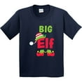 thumbnail image 3 of Inktastic Christmas Big Elf Youth T-Shirt, 3 of 5