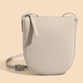 thumbnail image 1 of Bolso bandolera de cuero genuino Monedero de moda para mujer Elegante para el trabajo (Blanco) Sywqhk Para Estrenar, 1 of 6