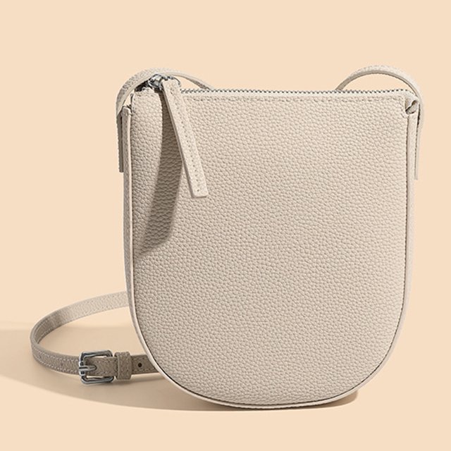 Bolso bandolera de cuero genuino Monedero de moda para mujer Elegante para el trabajo (Blanco) Sywqhk Para Estrenar