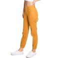 thumbnail image 2 of LITZ BY UNIQ Women's Juniors Carpenter Jogger Pants (25, Mustard), 2 of 4