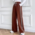 thumbnail image 4 of Women‘s Casual Pants Comfortable and Versatile Straight Leg Style with Drawstring Waist for Everyday Wear 3/4 Pants for Women Casual Pinstripe Pants Women Casual Women Casual Pants 3d Animal, 4 of 7