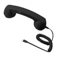 thumbnail image 4 of Bunblic Retro Phone with Noise Reduction, Built-in , Wired Connection, Volume Control, Comfortable Grip, High-Quality Materials, Touch Control Black, 4 of 8