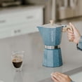 thumbnail image 2 of Milano Blue Stone Stovetop Espresso Maker by Grosche - 9 cup, 2 of 6