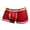 Red, variant on AnuirheiH Men's Lingerie Mesh Splicing Boxer Pants Men's Lingerie Underwear Underpants Breathable Soft Panties Sale Clearance