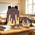 thumbnail image 2 of JCCXIN Ice-Cream Graphic School Backpack Set For Kids Boys Girls Primary Middle High School College Backpacks With Pencil Case Crossbody Bag 3 PC Sets Cute Lightweight Large Capacity Funny Bags,Brown, 2 of 4