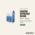 thumbnail image 2 of Cuatro Espresso Blend - Roasted by Zoka Coffee - Freshly Ground Coffee - 12oz Bag, 2 of 6