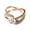 Rose gold, variant on YYKihy Rose Gold Diamond Ring Female European American Micro Inlaid Zircon Full Diamond Ring