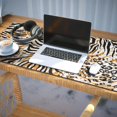 thumbnail image 3 of Long Mouse Pads for Desk,Animal Print Pattern Desk Mats on Top Of Desks, Desk Mouse Pad Extra Large with 3mm Non-Slip Base and Stitched Edge for Gaming,Office,Work,Home 35.4"x15.7", 3 of 6
