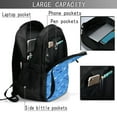 thumbnail image 4 of Balery Cute Shark Mochila con carga USB para hombre y mujer - Mochila impermeable y antirrobo para laptop con puerto USB para viajes, trabajo, 4 of 7