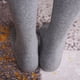 thumbnail image 5 of Bienvenido Calcetines altos de algodón a rayas por encima de la rodilla Calcetines largos hasta la rodilla para mujer, 5 of 5