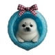 thumbnail image 2 of Horivan 2 Packs Exquisite 2D Acrylic Animal Backpack Charm Car Hanging Ornament Cute Pendant Decor for Daily Use and Vehicle Interior Styling Accessories, 2 of 7