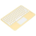 thumbnail image 3 of Teclado inalámbrico táctil NikouMX diseño ergonómico ultrafino amarillo, 3 of 8