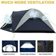 thumbnail image 5 of Pacific Pass 6 Person Dome Tent w/ Removable Rain Fly and Screen Room, Water Resistant - Navy/Gray, 5 of 5