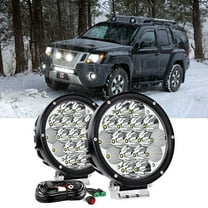 Nilight 2Pcs 7inch 85W Led Driving Light 10200LM IP68 Spot Flood Combo Round Built-in EMC Offroad Lights with 14AWG DT Connector Wiring Harness Kit for Truck ATV UTV SUV
