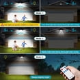 thumbnail image 4 of Cikuci Outdoor Solar Lights With Ground Stakes, 2 Pack Motion Sensor Solar Flood Lights with Remote, IP65 Waterproof Solar Lighting for Garden Patio Garage, 4 of 10