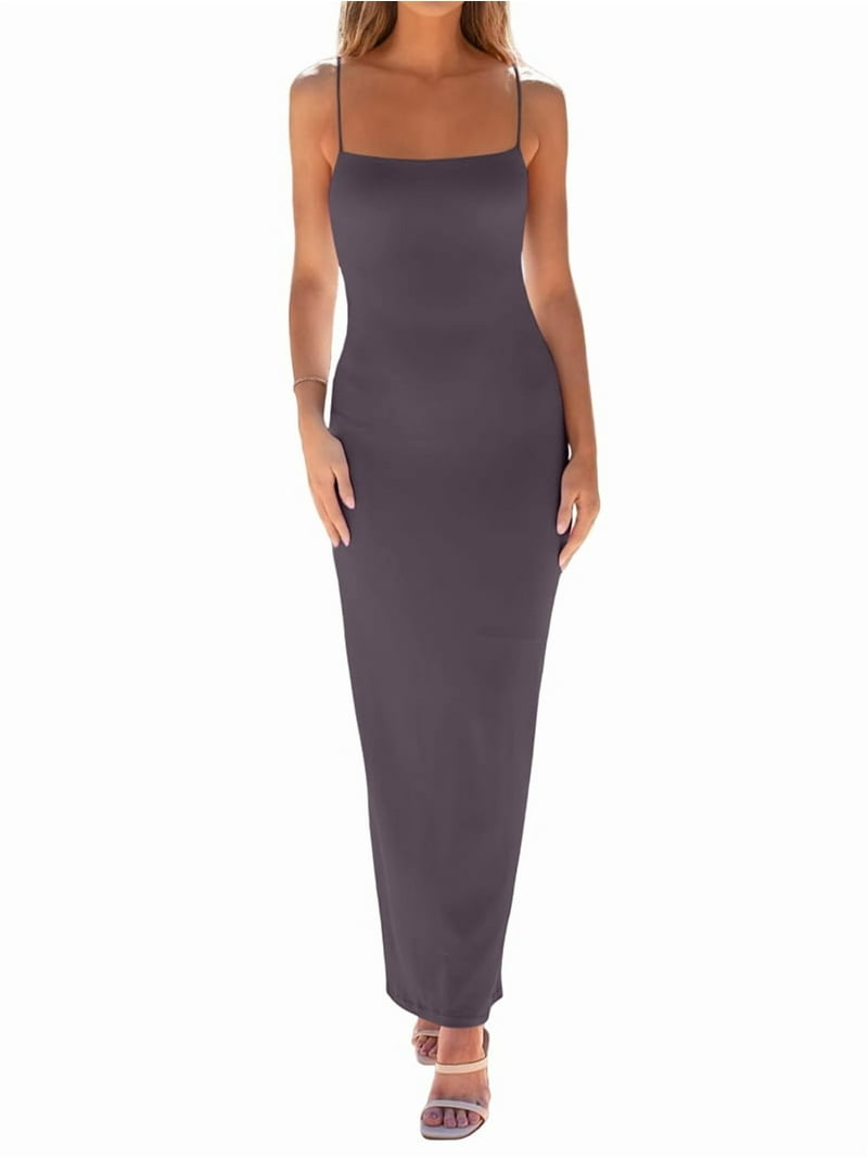 maxi satin wedding guest dress Light Champagne Wrap Satin Dress With Flutter Sleeves – Désir Couture
