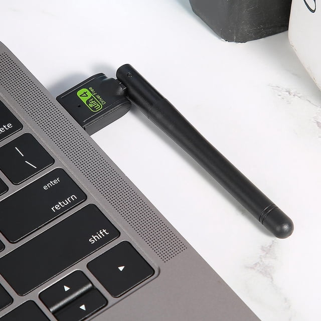 Adaptador inalámbrico USB 2.0 WiFi con unidad libre Tarjeta de red Antena Receptor Wi Fi 150Mbps